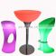 light up tall bar table led light bar cocktail furniture tables and chairs