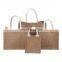 Ready To Ship High Quality Eco Friendly Plain Natural Jute Tote Bag For Shopping