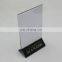 Acrylic Sign Holder Table Card Display Menu