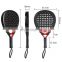 Hot Sale Custom Design Professional Manufacturer 3k Carbon Padel Tennis Racket