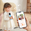 Portable mini bluetooth audio kids karaoke household dual microphone machine toy sets bt sound box pa speaker with in build mic