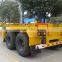 china new made container semi trailer,2 axles and 3axles skeleton semi trailer