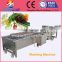 Factory price air bubble and spray vegetables washing/cleaning machine for vegetables factory use