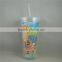 Making your own high quality tumbler BPA free food grade plastic drink tumbler with straw and lid