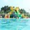 pvc inflatable water park aqua equipment giant elephant water slide