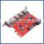 Panto USB 3.0 pci express card to 5 Expansion USB ports with 19/20 Pin USB 3.0 header for Windows XP/7/8/10                        
                                                Quality Choice