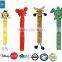plush bookmark/custom animal design bookmark plush toy/soft plush animal bookmark toy