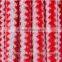 knit polyester yarn dyed plush fabric