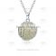 Latest Luminous stone necklace light-up series with ball shaped pendants glow jewelry