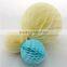 2014 New 14'' 35cm Tissue paper Honeycomb balls ivory honeycomb decorations for wedding Christmas New Year baby shower