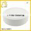 4 WHITE PLASTIC ASHTRAY ; ROUND ASHTRAY