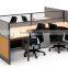 Factory customer customize modern 4 person panel office workstation( SZ-WS012)