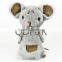 QD80905 Stuffed Real Mink Fur Kids Toys Rat Teedy