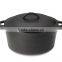 Pre-seasoned Cast Iron Cookware Pot with Lid/ casserole pot/ cooking pot