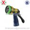 Lightweight, Insulated and Transparent 7-pattern Plastic Pistol Spray Nozzle