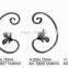 Forged/Cast Decorative Wrought Iron C/S Scrolls, Wrought Iron Metal Ornaments For Gates/Fences/Stairs/Railings Art.5025-5031