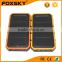 Hot new products for 2015 waterproof 8000mah solar power bank for smart phone