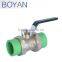 BOYAN Ppr Trunnion Double Union Ball Valve