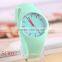 Popular quartz men women girl boy unisex jelly silicon watch