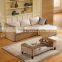 Rattan Wicker Hand Woven Living Room Furniture Set Multipurpose Futon Modern Design Corner L Shape Sofa Cum Bed                        
                                                Quality Choice