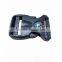 plastic ribbon buckle with rope custom logo curved