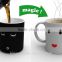 350ml Morning Mug/ Magical color changing color mug/Coffee Tea Milk Hot Cold Heat Sensitive Color-changing Mug Cup