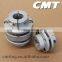 flexible diaphragm shaft coupler two sections for CNC motor encoder coupling