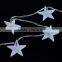 210cm Five-Pointed Flat Star Led Light Lamp AA Battery Christmas String Light Wedding Garden Decoration 20 LEDs Fairy String