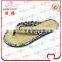 Woven straw flip flops