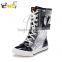 2016 autumn winter snow boots children boots for girl knee boots pu leather have stock