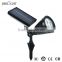 garden solar lamp with 3.7V 2200mA battery & 2w solar led garden replacement lamp