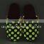 Light at night women indoor slippers,Light at night women bedroom slippers,light slippers
