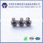 m2.5 screw mild steel nickel plated c1010 flat head machine screw