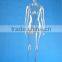 Full body transparent plastic mannequin