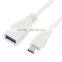 Super speed plus usb 3.1 cable type c to AF 0.2m short cable