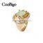 Fashion Jewelry Reseda Crystal Ring Women Wedding Party Show Gift Dresses Apparel Promotion Accessories