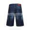 wholesales china funky jeans for men straight dark blue denim half pants short pants short jeans shorts