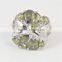 Jeweled alloy finger ring