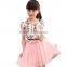 Children fashion summer new frock pretty flower baby latest girl dress designs