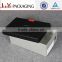 black lid white base packaging paper box for shoes