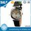 Ladies luxury custome logo retro design gold case oem brand watch