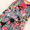 (H6239)2015 NEW fashion Children's clothes grils dress printed beautiful flower dress for girls summer sleeveless dress