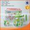 Decaled Glass Teapot With Cup Set Gift Box Packing in Different Color Supplier's Choice