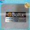 Small Rectangle Adhesive Aluminum Table Sticker