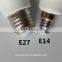 Aluminum in plastic A50 5w e27 led bulb with SMD5730