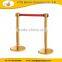 Retractable Airport Barrier Metal Crowd Control Barriers Stanchion