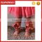 V-41 Lace trim stripe toddler knitting crochet baby leg warmer with flower cute boot cuffs