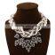 Fashion wholesale pearl beads rhinestones necklace