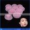 woman beautify makeup kit reusable silicone herbal facial brush