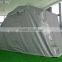 silver durable motorcycle cover
